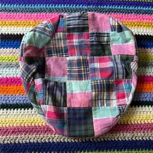 Vintage Stetson Multicolor Patchwork Newsboy Hat XL